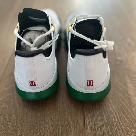 Nike TW '13 Golf Shoes - White/Black-Pine Green - Picture 9 of 12